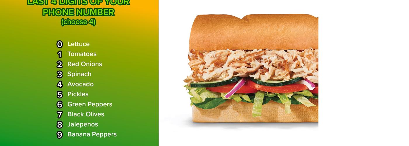 Subway Menu