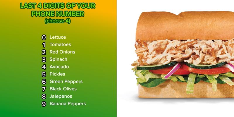 Subway Menu