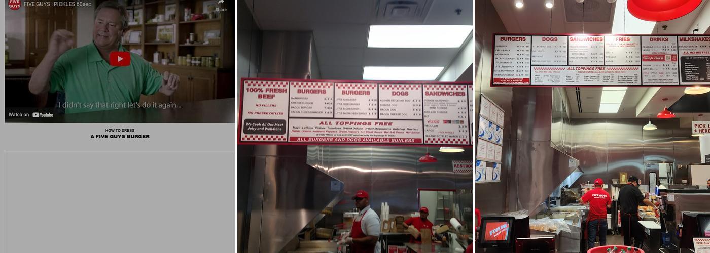 Five Guys Menu