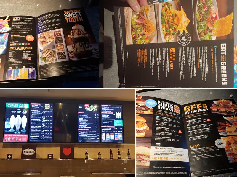 Dave & Buster's Edina Menu