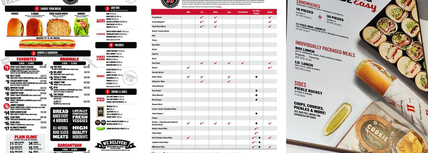 Jimmy John's Menu