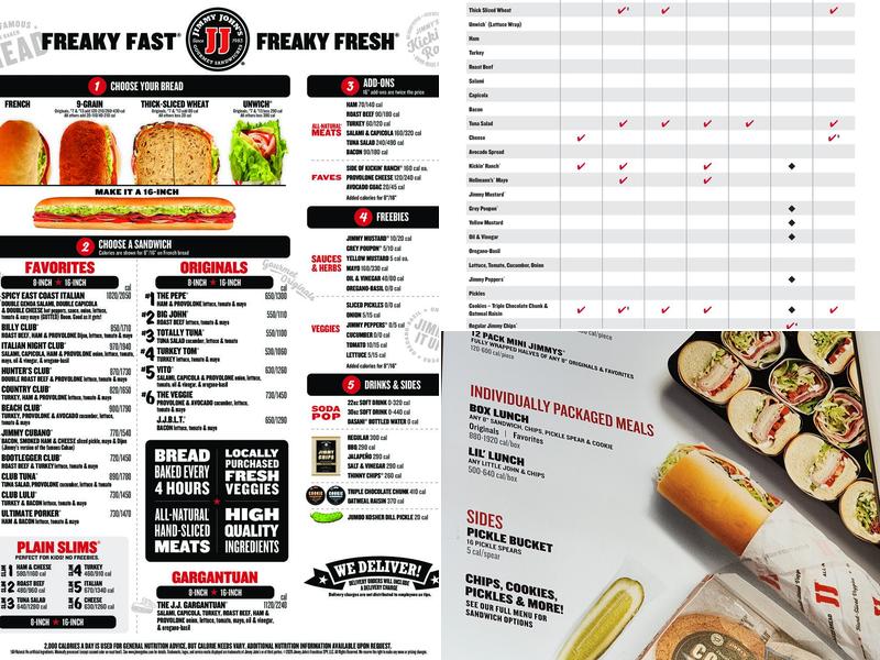 Jimmy John's Menu