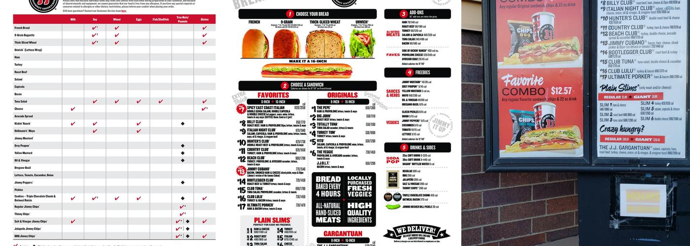 Jimmy John's Menu