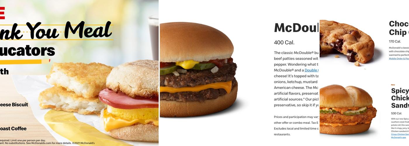 McDonald's Menu