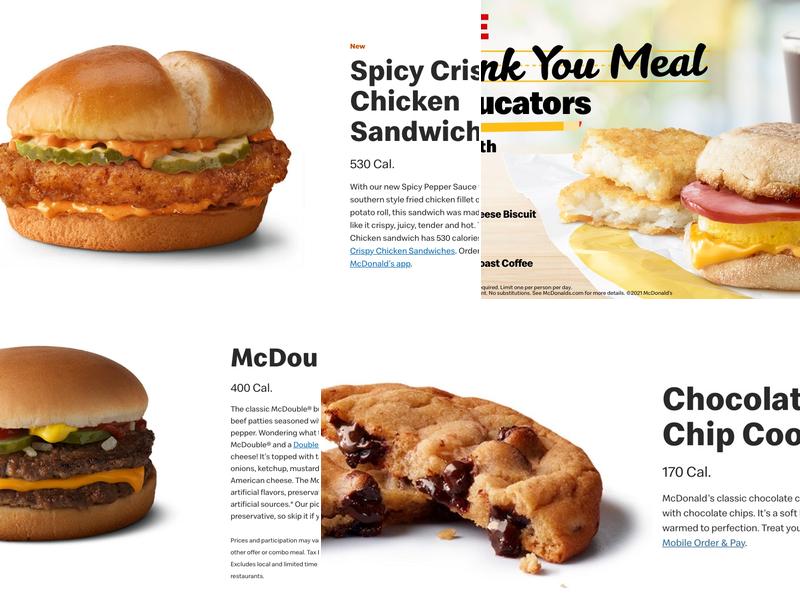 McDonald's Menu