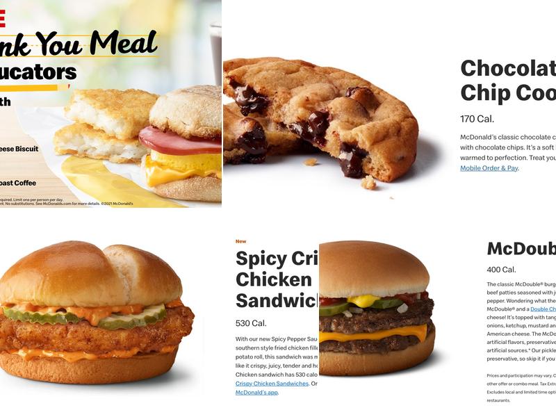 McDonald's Menu