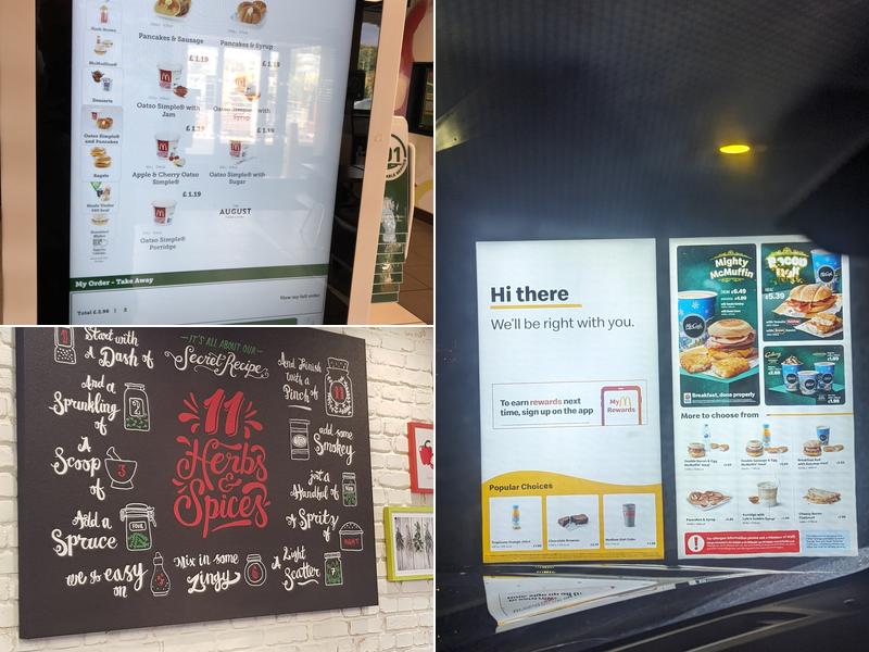 McDonald's Menu
