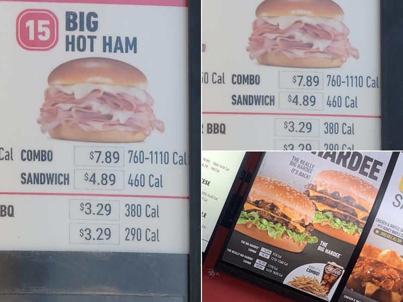 Hardee’s Menu