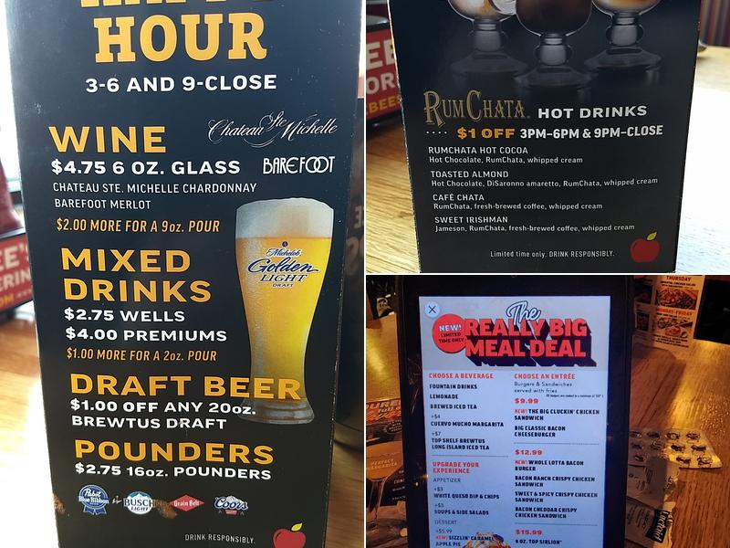 Applebee's Grill + Bar Menu