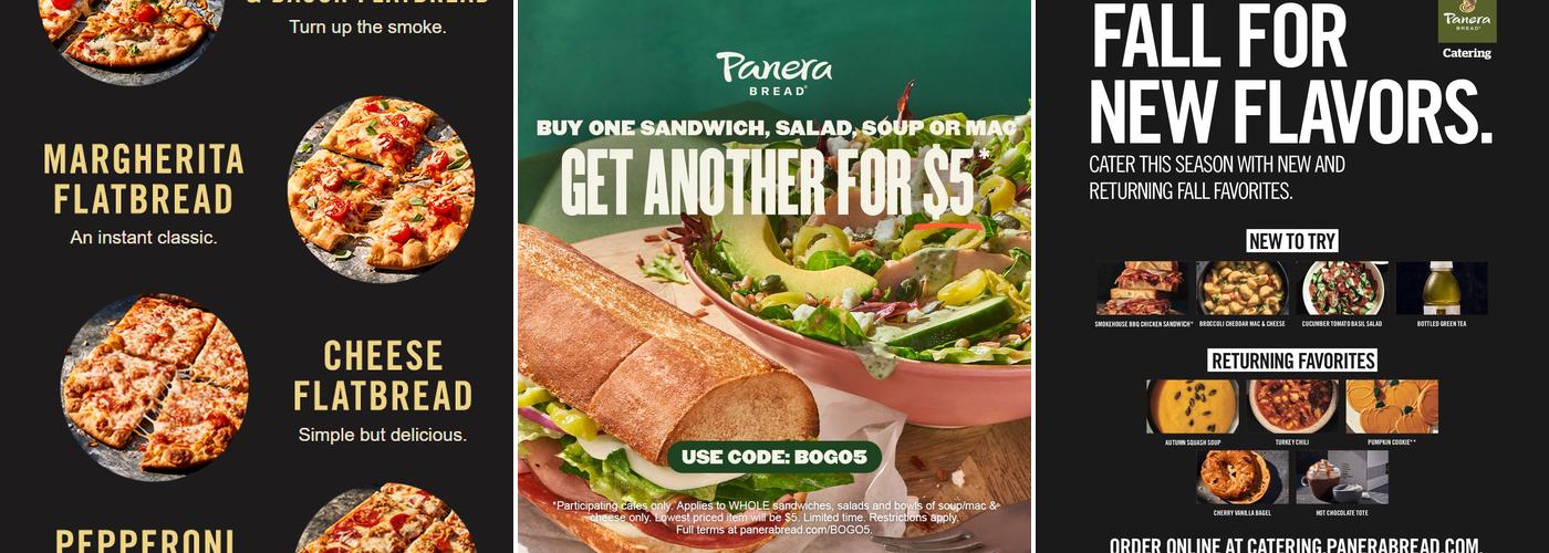 Panera Bread Menu