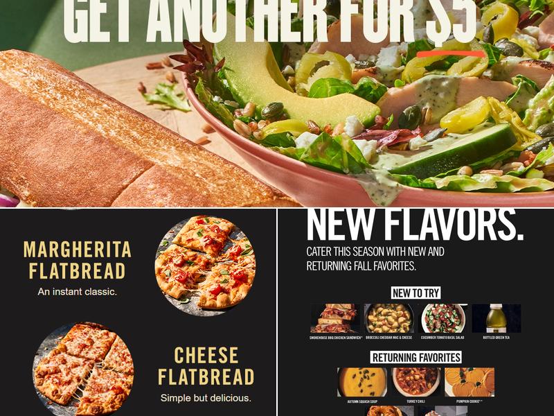 Panera Bread Menu