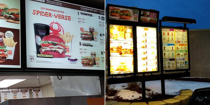 Burger King Menu