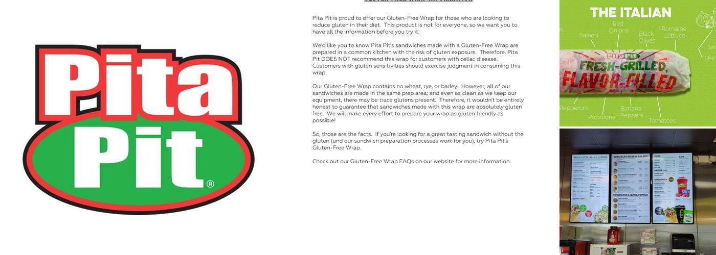 Pita Pit Menu