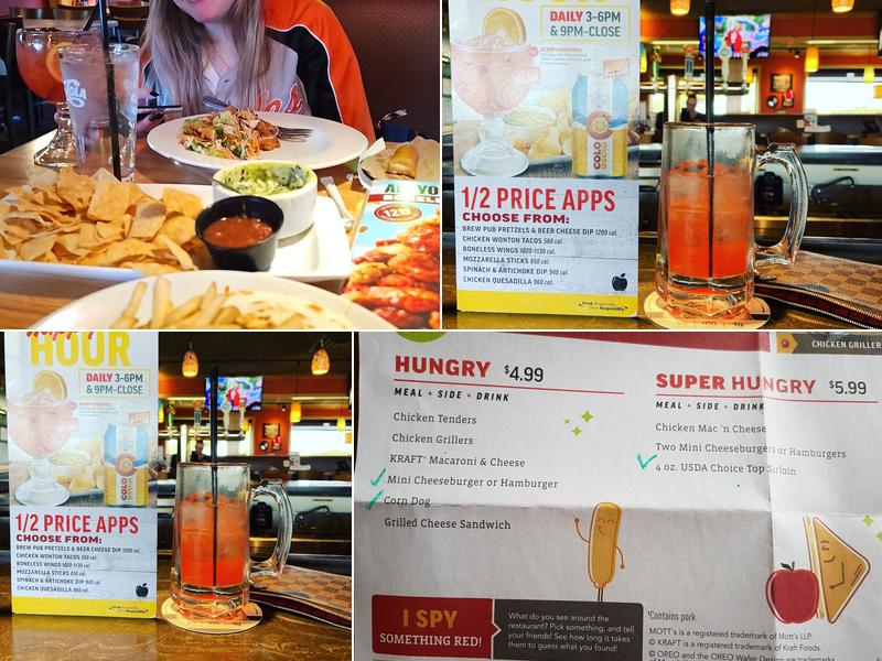 Applebee's Grill + Bar Menu