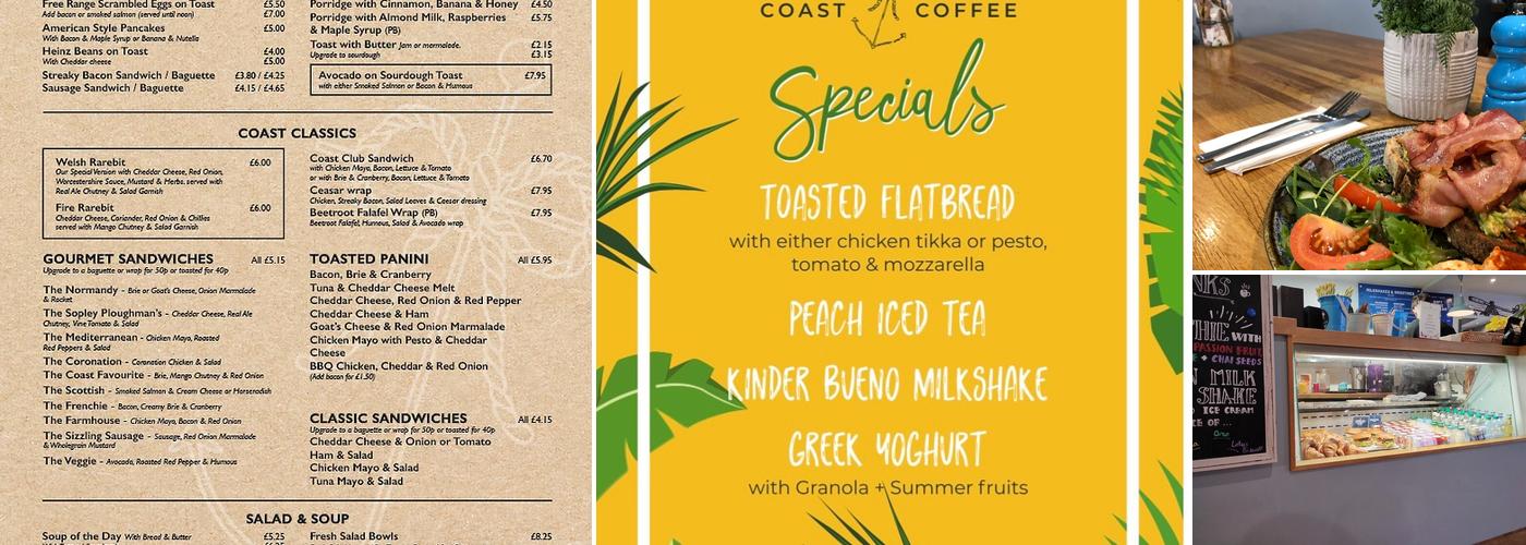 Coast Coffee Co Menu