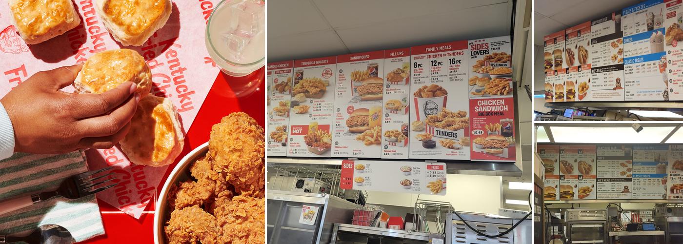 KFC Menu