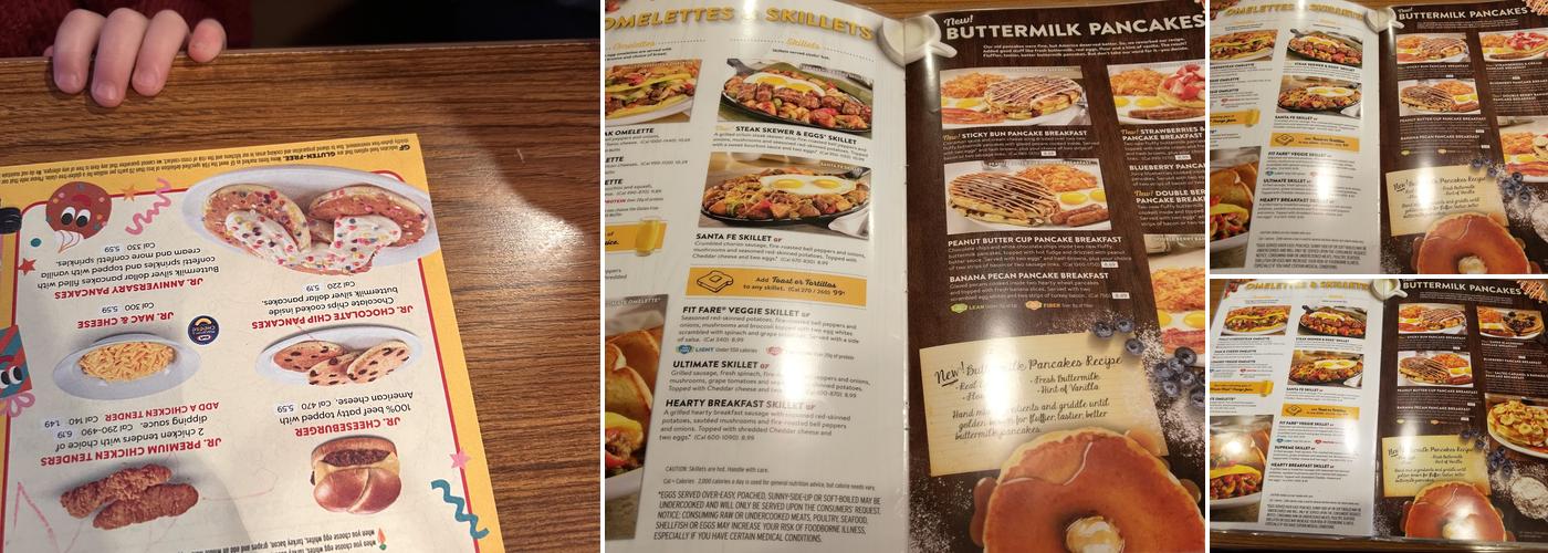 Denny's Menu