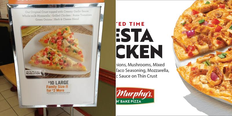 Papa Murphy's | Take 'N' Bake Pizza Menu
