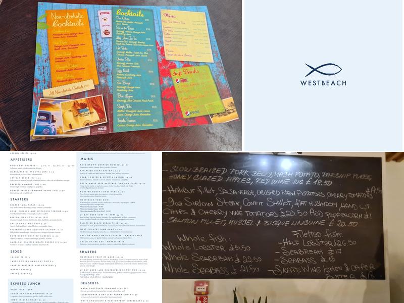 WestBeach Menu