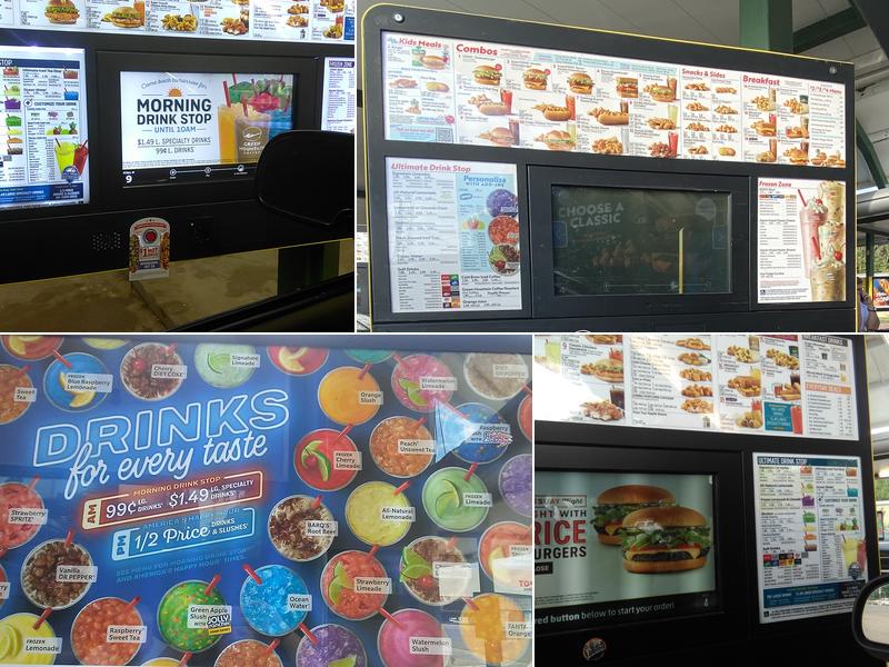 Sonic Drive-In Menu