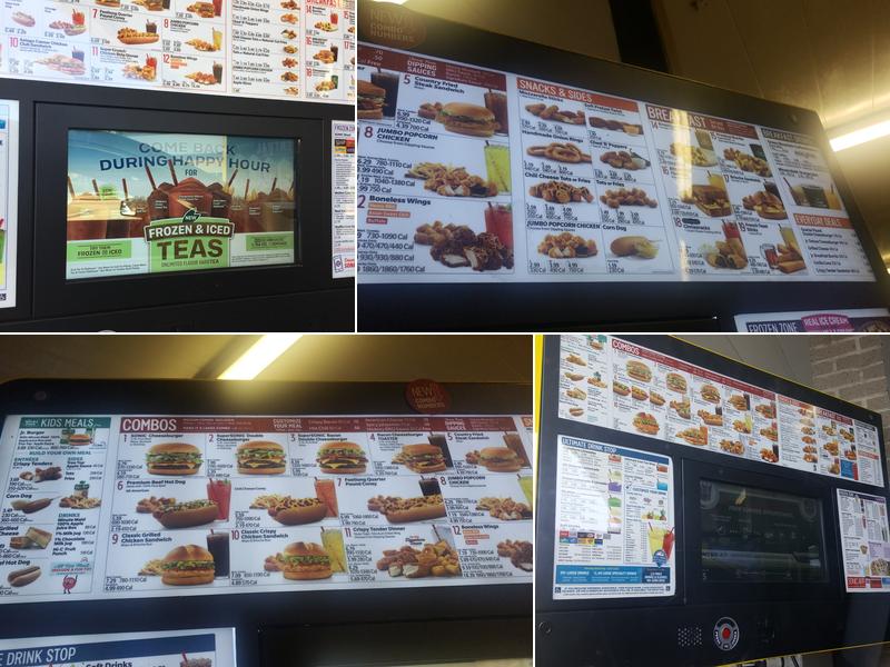 Sonic Drive-In Menu