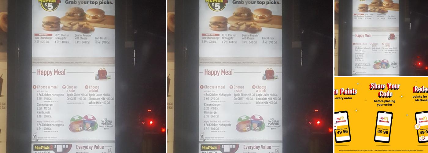 McDonald's Menu