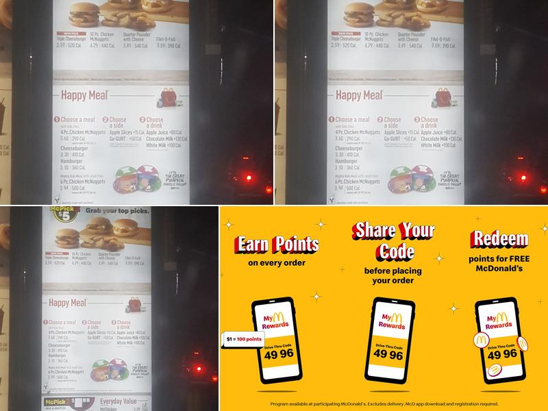 McDonald's Menu