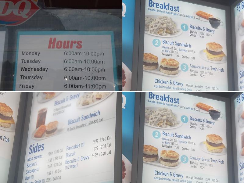 Dairy Queen Grill & Chill Menu