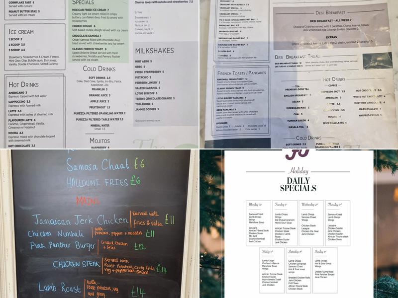 The Fig & The Olive Menu