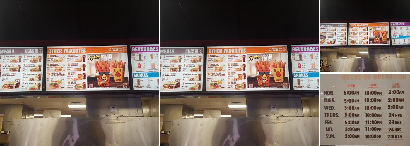 Burger King Menu