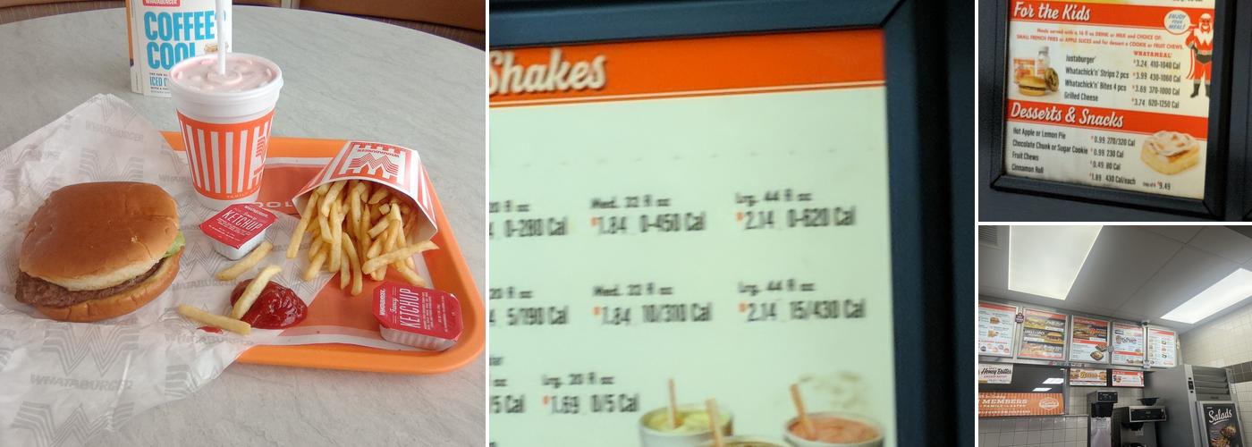 Whataburger Menu