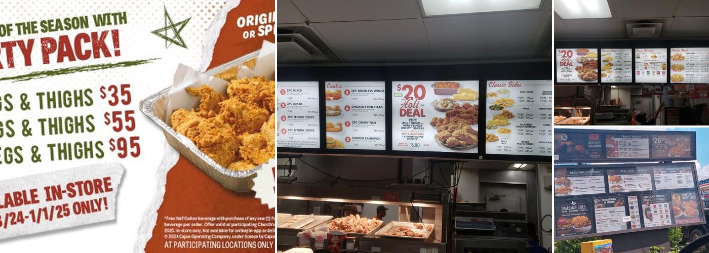 Church's Texas Chicken Menu
