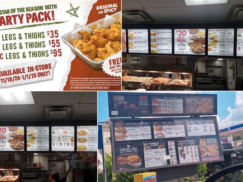 Church's Texas Chicken Menu
