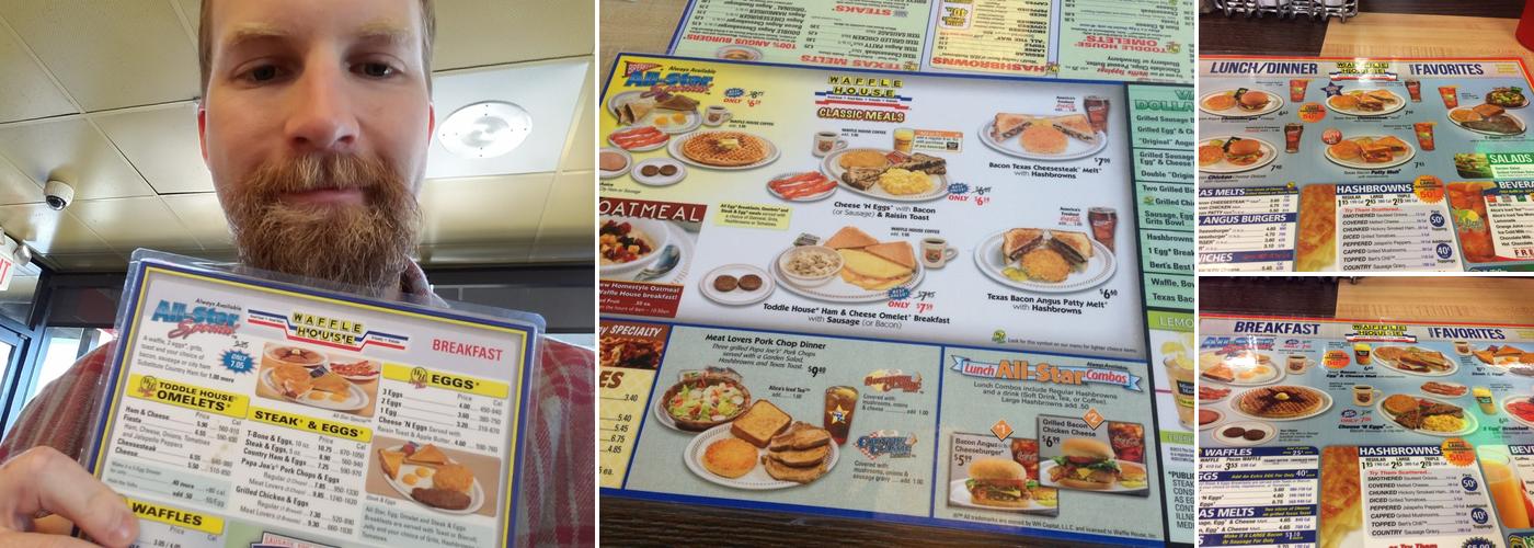Waffle House Menu