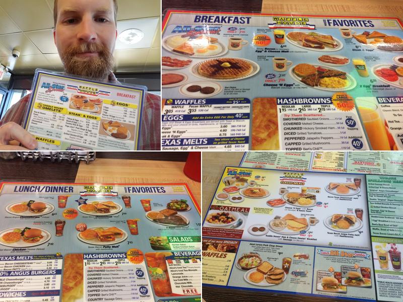 Waffle House Menu