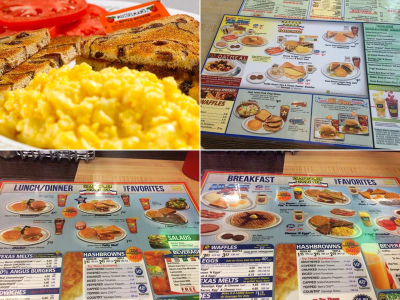 Waffle House Menu