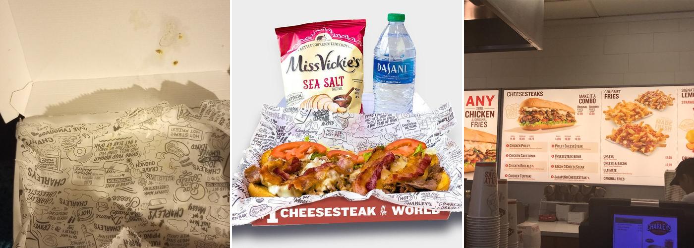 Charleys Cheesesteaks Menu