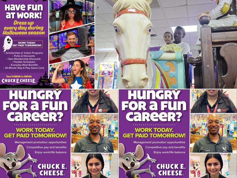 Chuck E. Cheese Menu