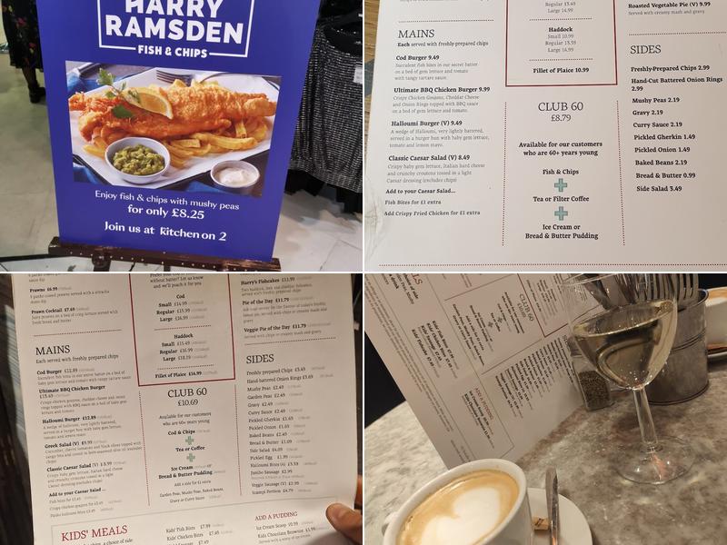 Harry Ramsden's Menu