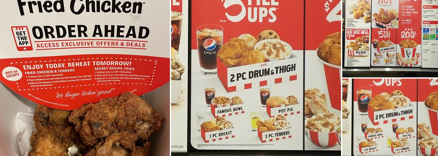 KFC Menu