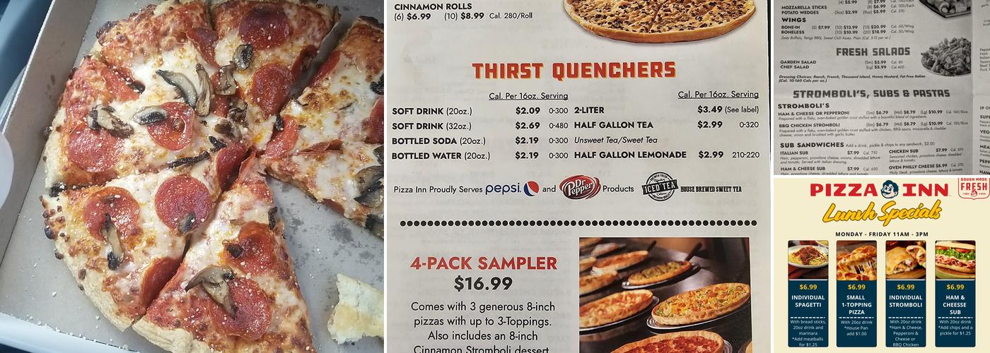 Pizza Inn Menu