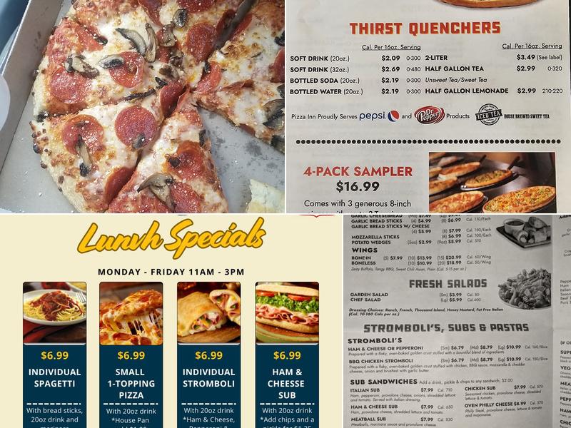 Pizza Inn Menu