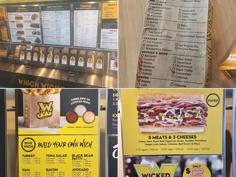 Which Wich Superior Sandwiches Menu