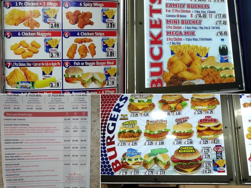 Chesters Chicken (Ribbleton) Menu