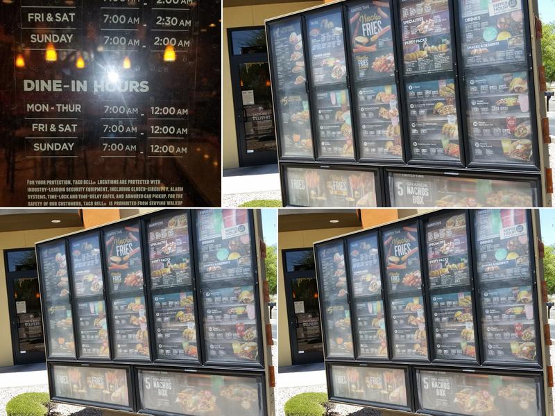 Taco Bell Menu