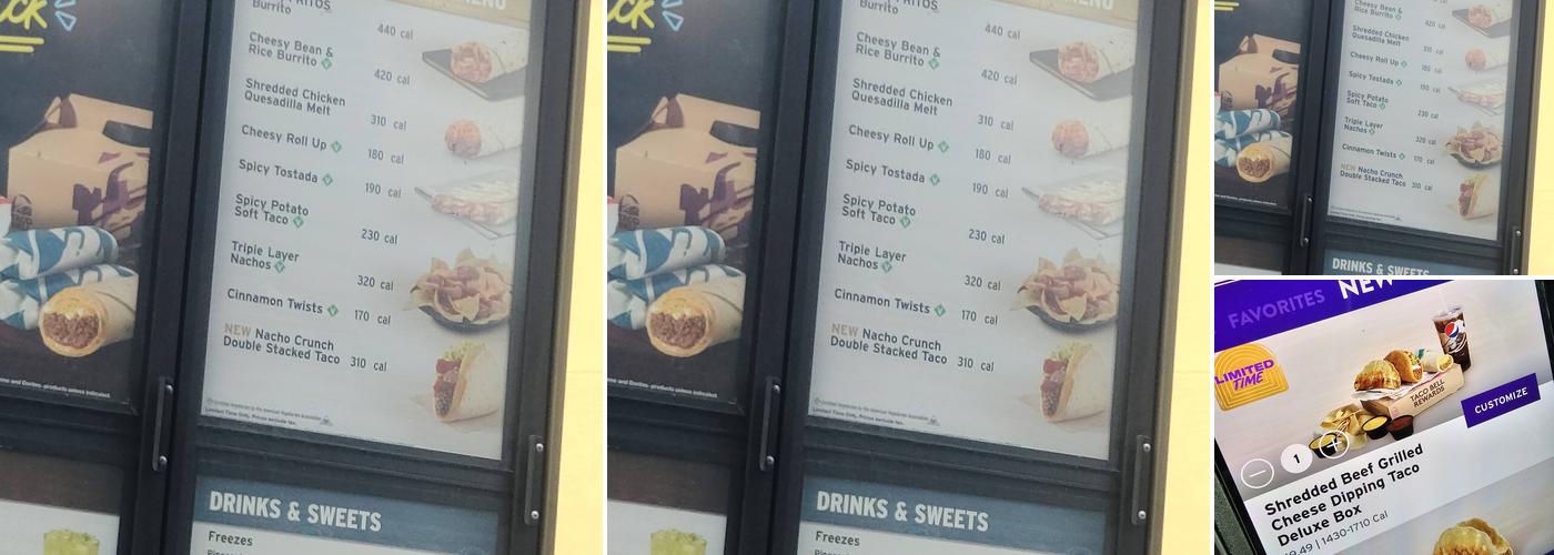 Taco Bell Menu