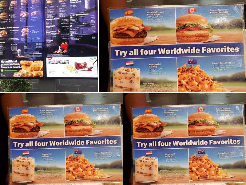 McDonald's Menu