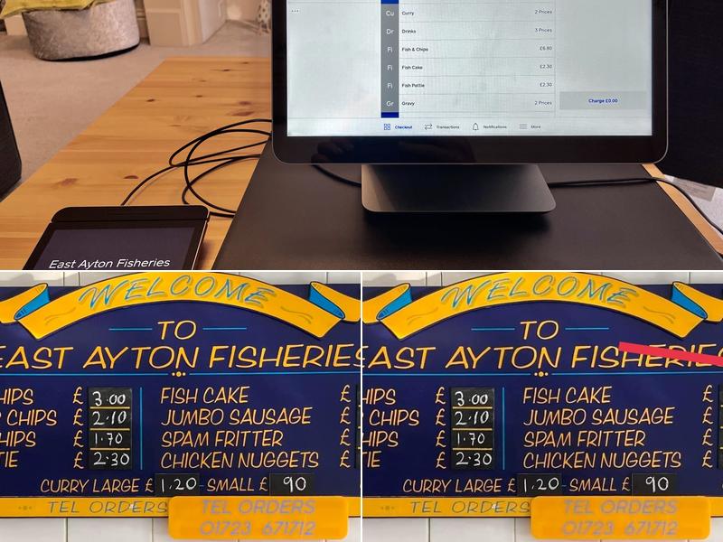 East Ayton Fisheries Menu