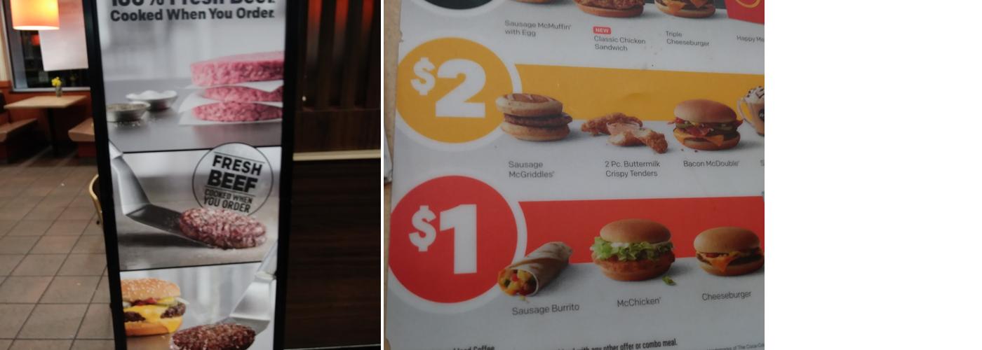 McDonald's Menu