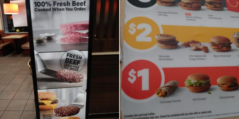 McDonald's Menu